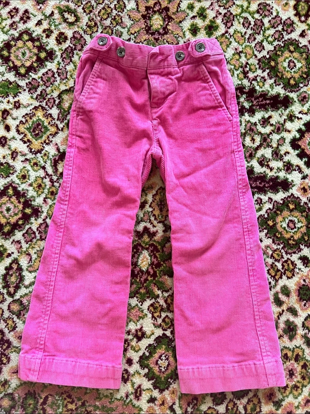 Ralph Lauren 4T Girls' Pink Corduroy Pants
